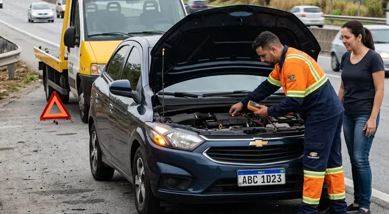 Auto socorro 24h em Betim – pane elétrica, mecânica e bateria fraca